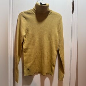 NWT Lauren Ralph Lauren Turtleneck Sweater In Gold Size XL
